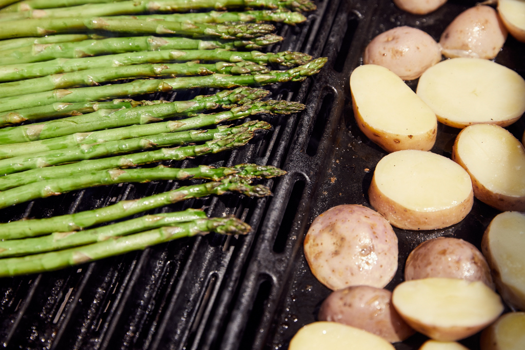 BBQ Asparagus, Boiled Egg & Parsley Dressing BeefEater Europe