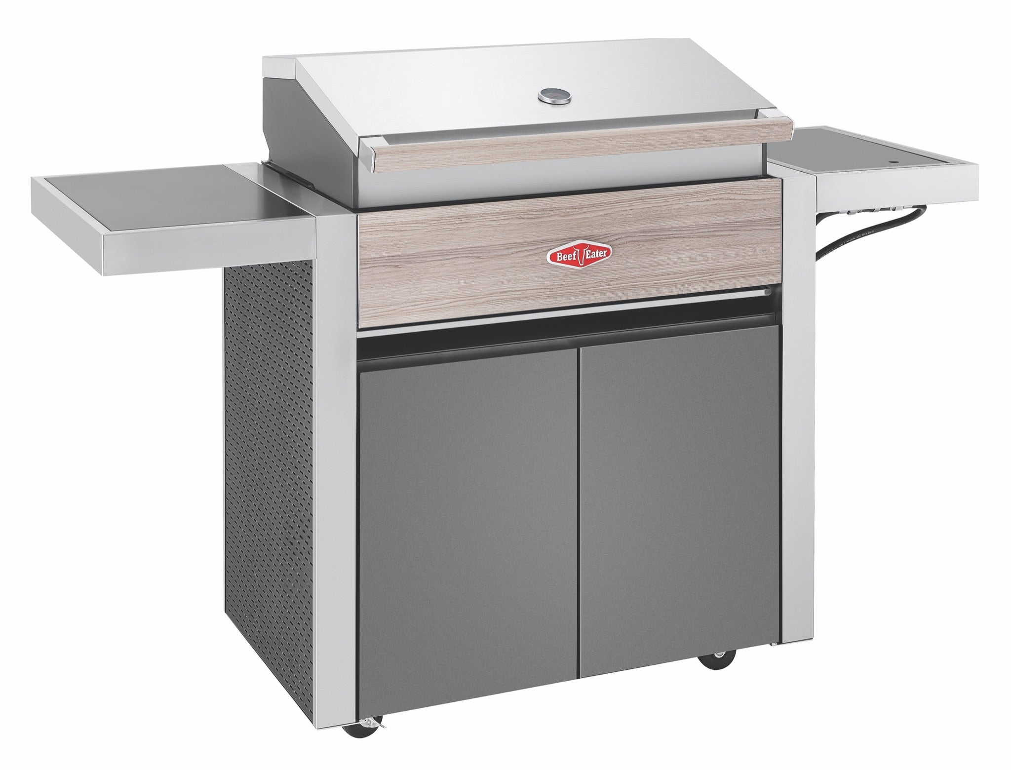 1500 Series 4 Burner BBQ & Side Burner Trolley BeefEater
