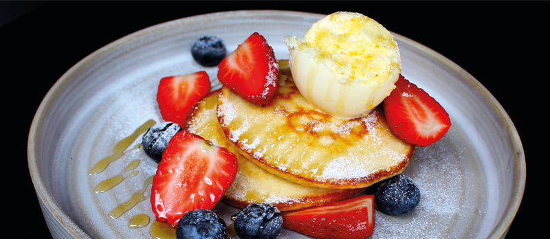 Buttermilk Pancakes & Fresh Berries