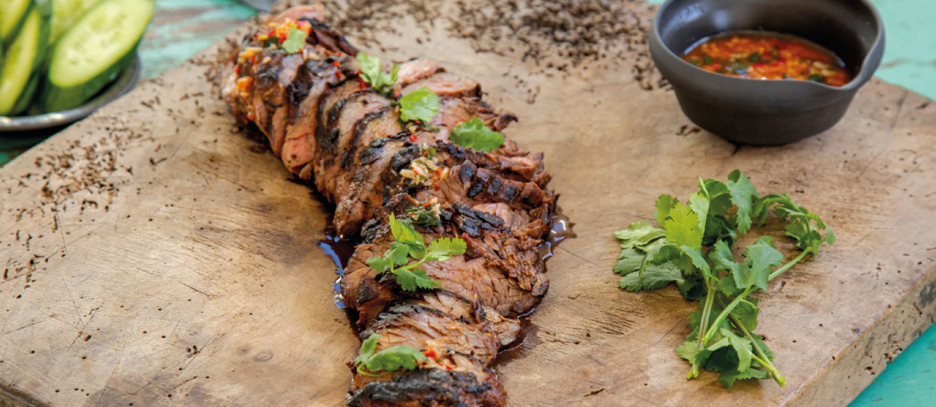 Crying Tiger Sauce with Steak