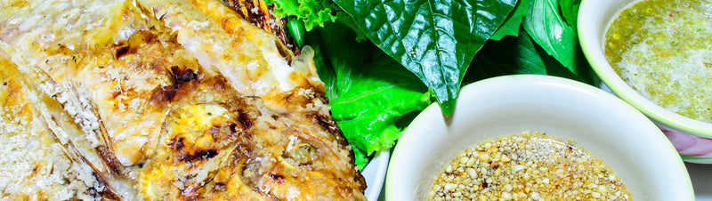 BBQ fish with Thai dipping sauce