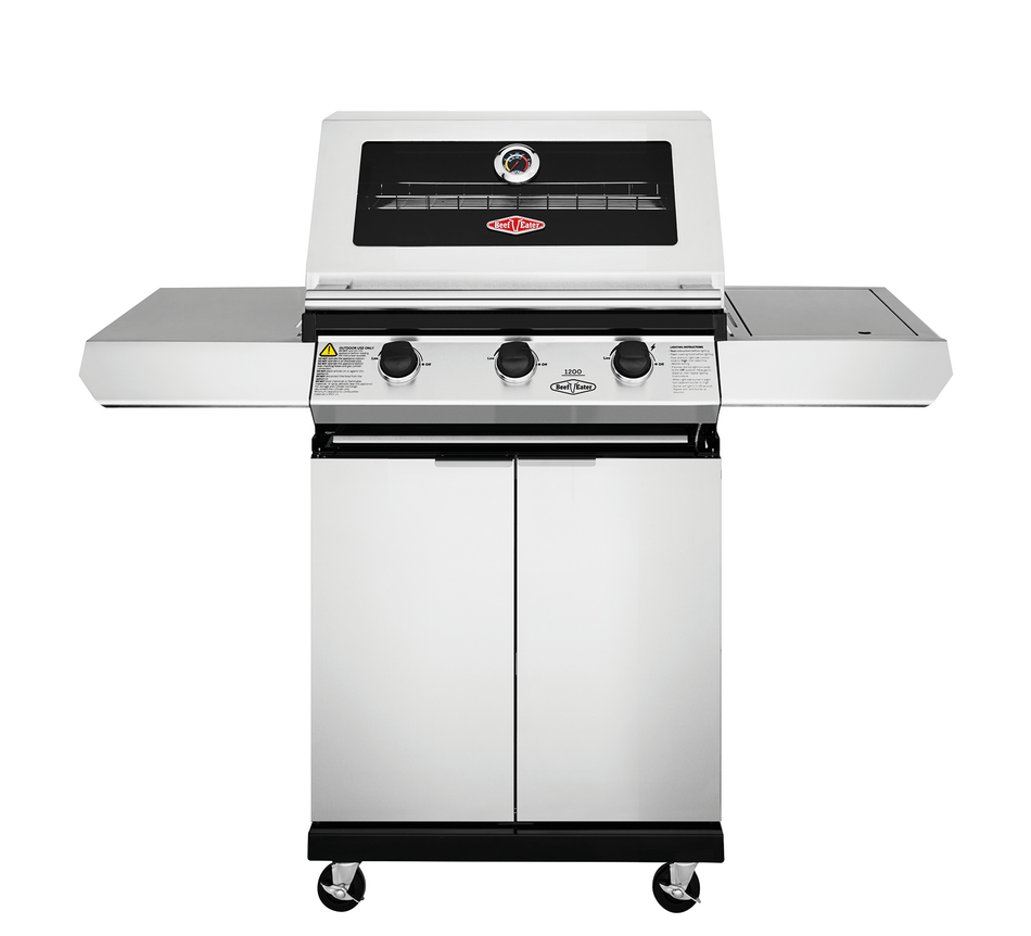 1200S Serie - 3 Branders BBQ & Zijbrander Trolley