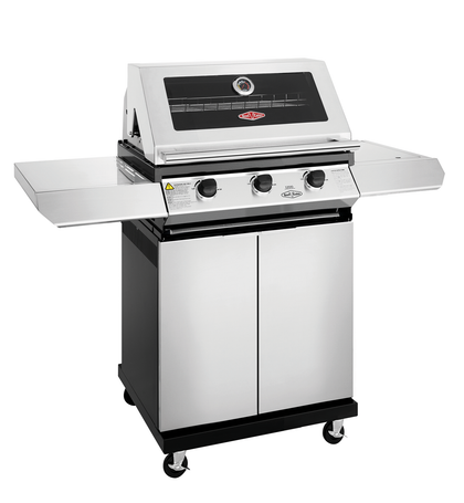 1200S Series - 3 Burner BBQ & Side Burner Trolley