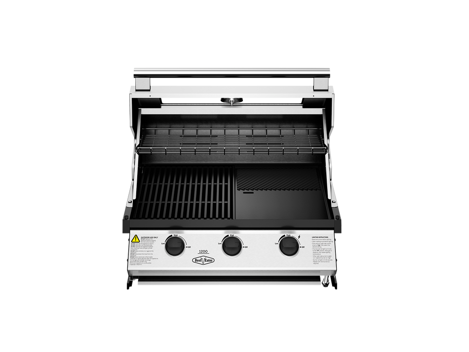 1200S Series - 3 Burner Built-In BBQ