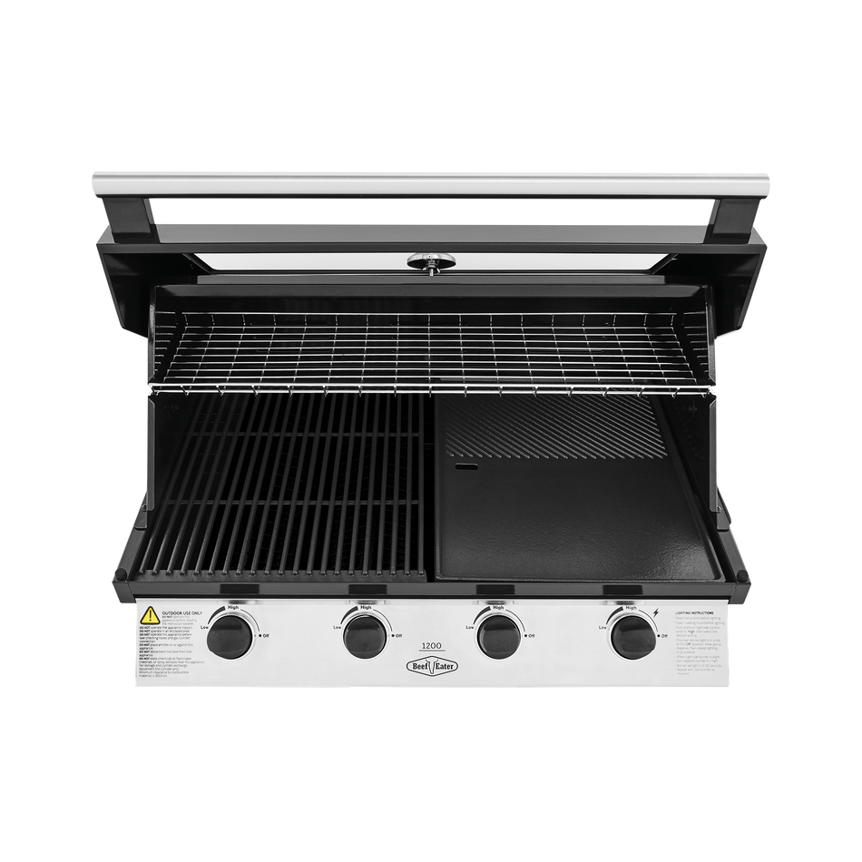 1200E Series - 4 Burner Built-In BBQ