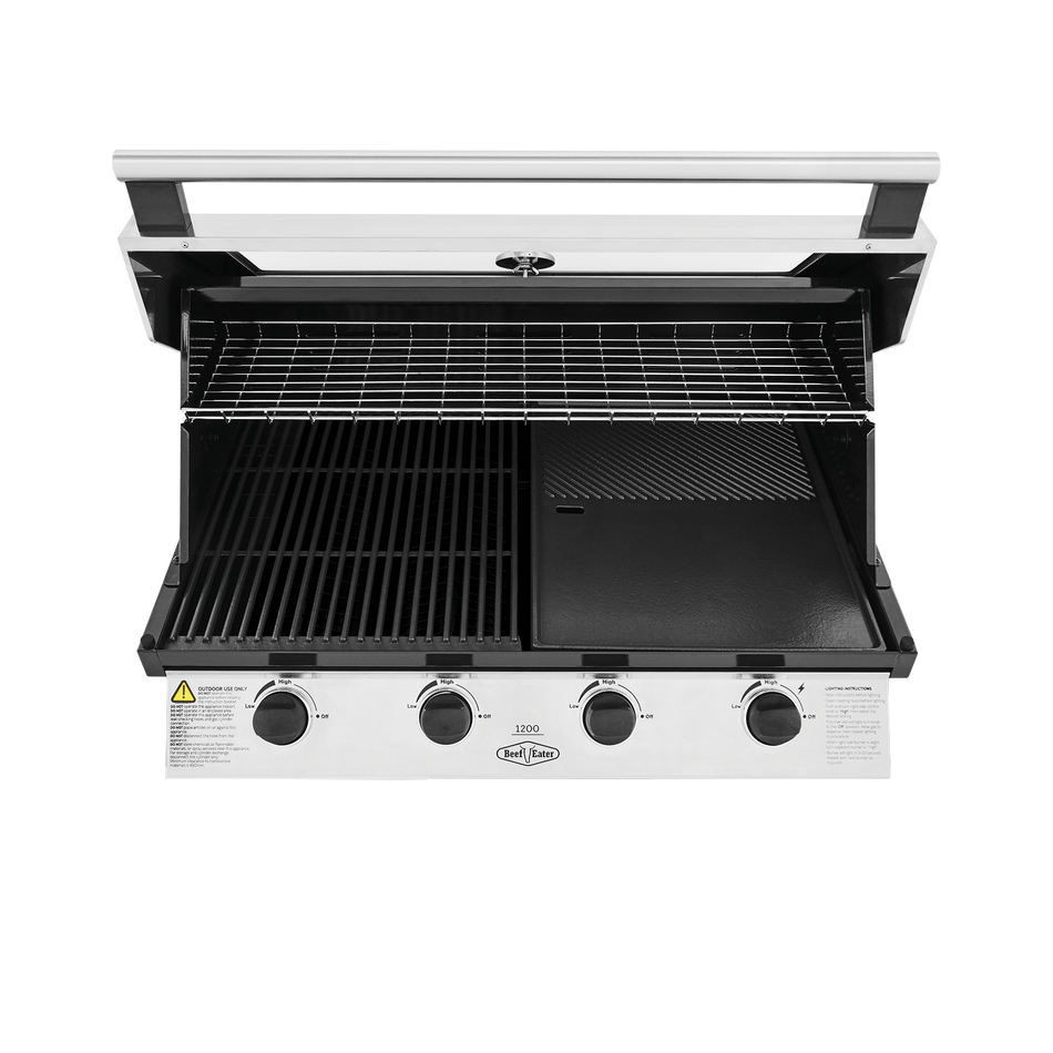 1200S Series - 4 Burner Built-In BBQ