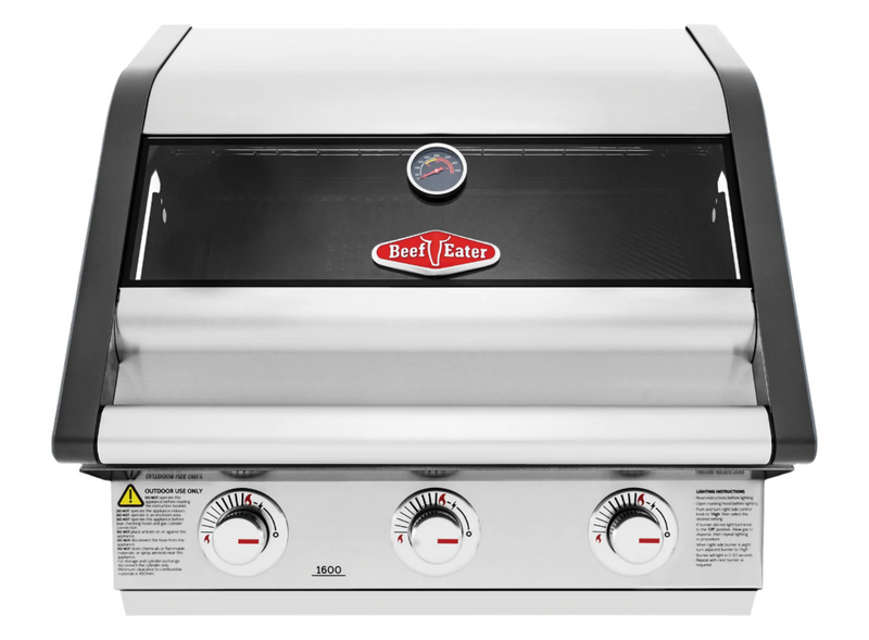 1600S Series - 3 Burner Built In BBQ
