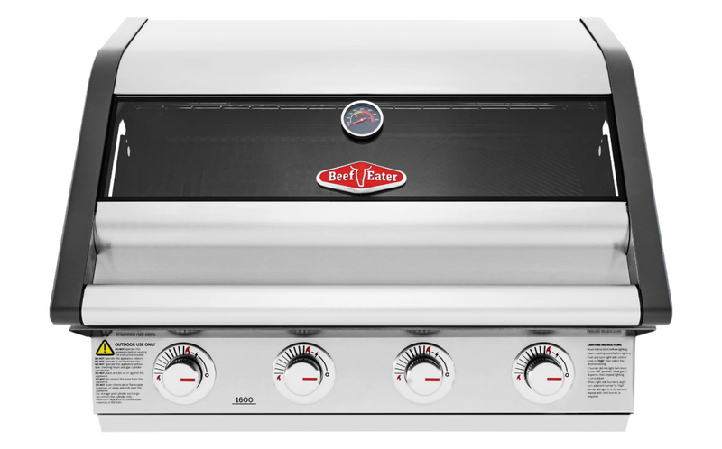 1600S Series - 4 Burner Built In BBQ