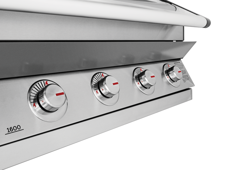 1600S Series - 5 Burner Built In BBQ
