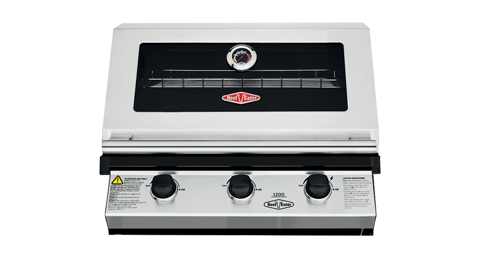 1200S Series - 3 Burner Built-In BBQ