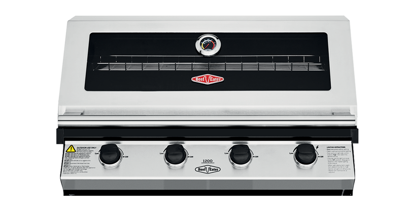 1200S Serie - 4 Branders Ingebouwde BBQ