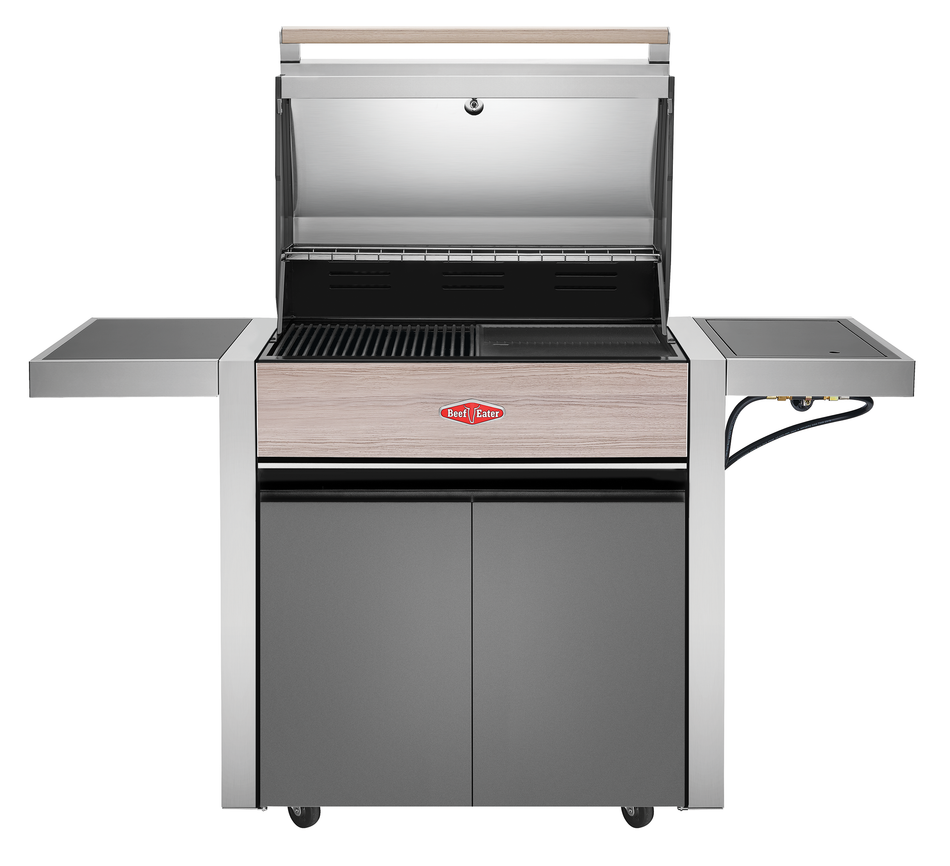 1500 Serie - 4 Branders BBQ & Zijbrander Trolley