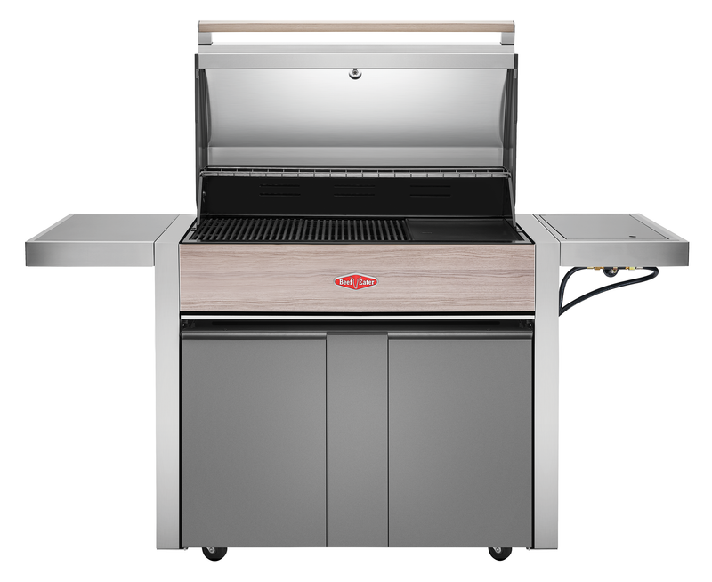 1500 Series - 5 Burner BBQ & Side Burner Trolley