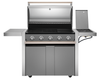1500 Series - 5 Burner BBQ & Side Burner Trolley