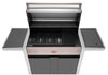 1500 Series - 5 Burner BBQ & Side Burner Trolley