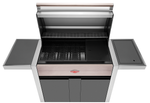 1500 Series - 5 Burner BBQ & Side Burner Trolley