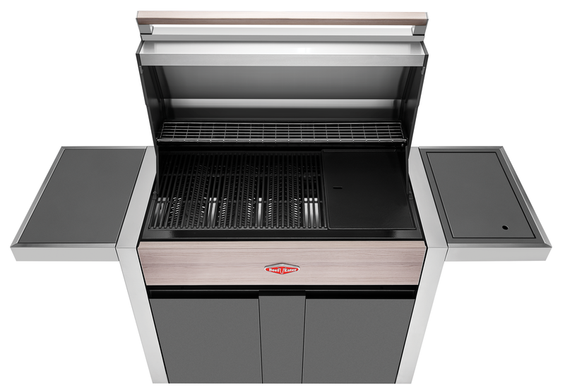1500 Series - 5 Burner BBQ & Side Burner Trolley