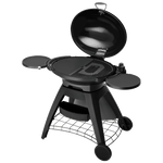 Bigg Bugg 2 Burner BBQ & Trolley - Graphite Enamel