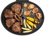 Bigg Bugg 2 Burner BBQ & Trolley - Amber Enamel
