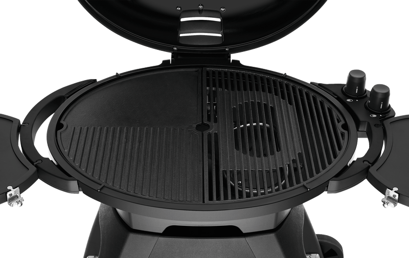 Bigg Bugg 2 Burner BBQ & Trolley - Graphite Enamel