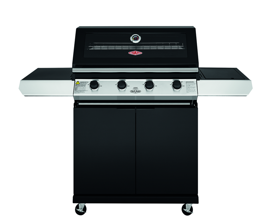 1200E Serie - 4 Branders BBQ & Zijbrander Trolley