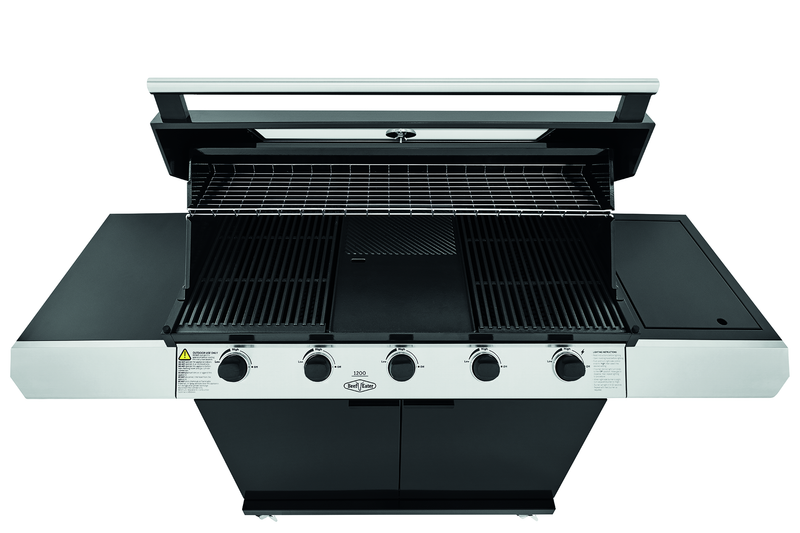 1200E Series - 5 Burner BBQ & Side Burner Trolley