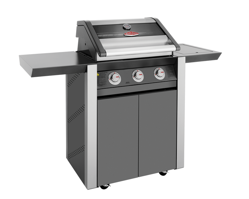 1600E Series - 3 Burner BBQ & Side Burner Trolley