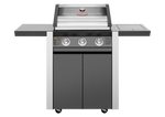1600E Series - 3 Burner BBQ & Side Burner Trolley