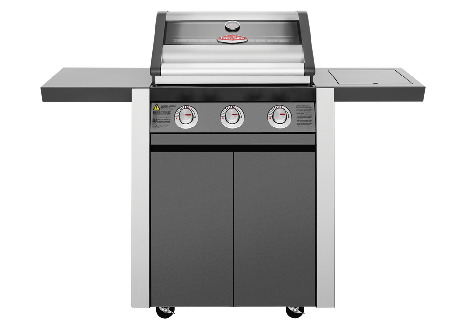 1600E Serie - 3 Branders BBQ & Zijbrander Trolley