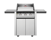 1600S Series - 3 Burner BBQ & Side Burner Trolley