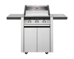 1600S Series - 3 Burner BBQ & Side Burner Trolley
