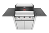 1600S Series - 3 Burner BBQ & Side Burner Trolley