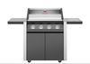 1600E Series - 4 Burner BBQ & Side Burner Trolley