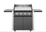 1600E Series - 4 Burner BBQ & Side Burner Trolley