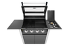 1600E Series - 4 Burner BBQ & Side Burner Trolley