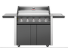 1600E Series - 5 Burner BBQ & Side Burner Trolley