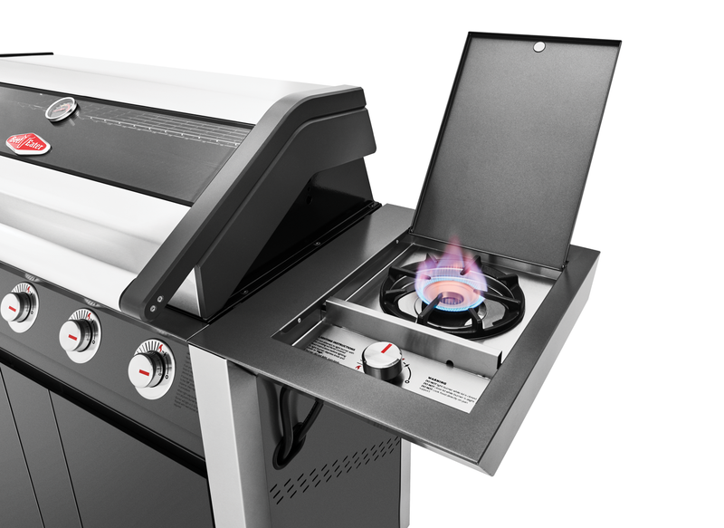 1600E Series - 3 Burner BBQ & Side Burner Trolley