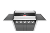1600E Series - 5 Burner BBQ & Side Burner Trolley