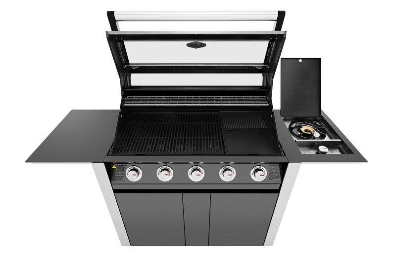 1600E Series - 5 Burner BBQ & Side Burner Trolley