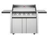 1600S Series - 5 Burner BBQ & Side Burner Trolley