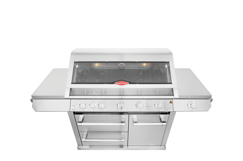7000 Series Premium 5 Burner BBQ & Side Burner Trolley