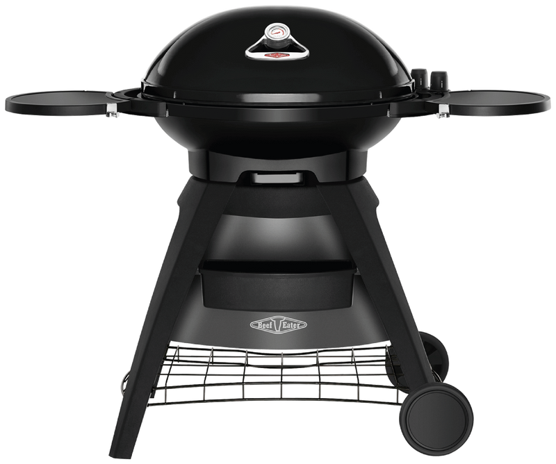 Bigg Bugg 2 Burner BBQ & Trolley - Graphite Enamel