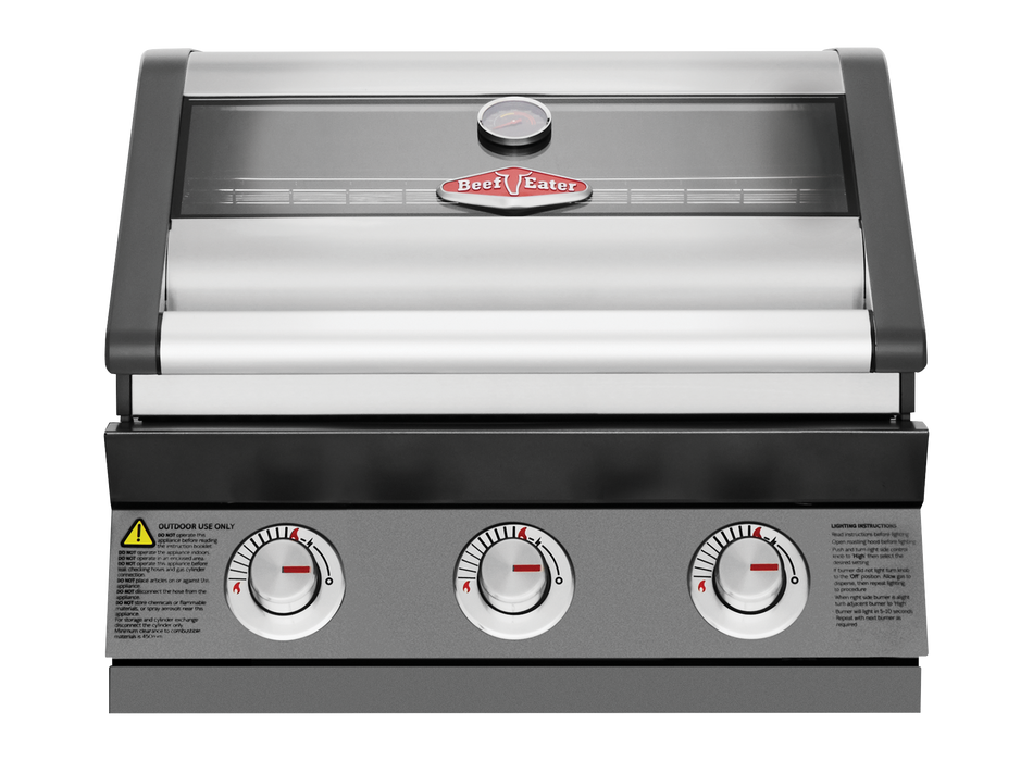 1600E Series - 3 Burner Built-In BBQ