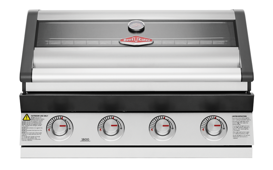 1600S Series - 4 Burner Built-In BBQ