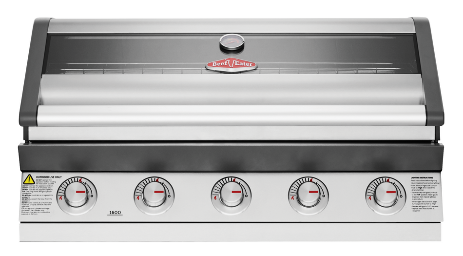 1600S Series - 5 Burner Built-In BBQ